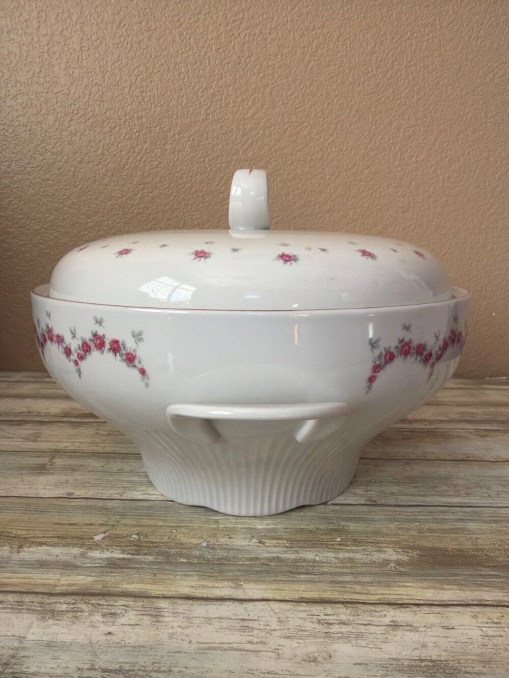 Vintage JLMenau Graf Von Henneberg Covered Porcelain Soup Tureen Bowl GDR - Picture 11 of 13